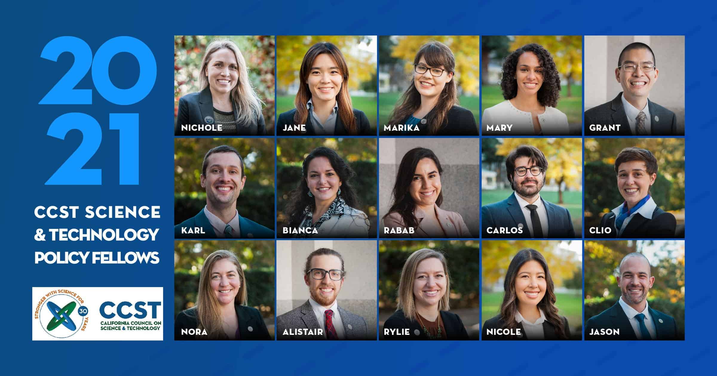 2021 CCST S&T Policy Fellows group shot