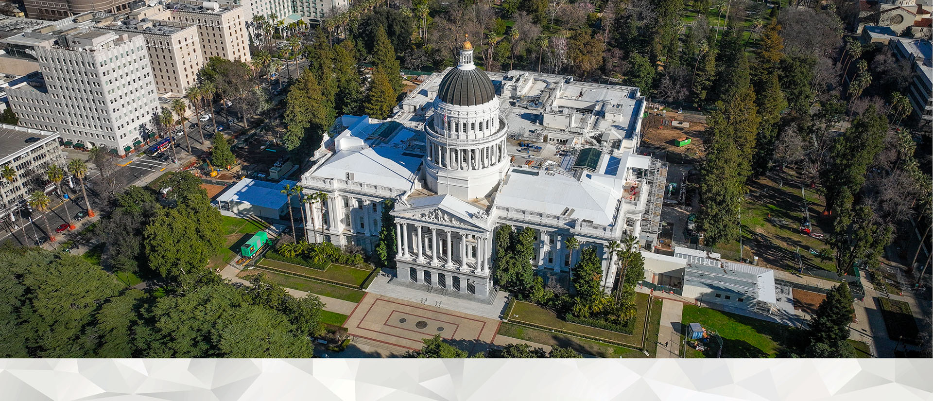 Overhead image of the California Capitol | CCST