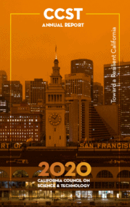 2020 Annual Report Cover, San Francisco orange from wildfire, Sept 2020