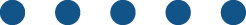 Five big blue round dots