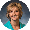 Circular cropped headshot