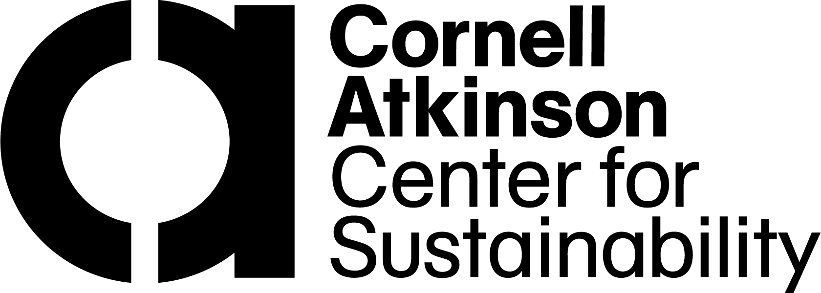 Cornell Atkinson Center for Sustainability black logo