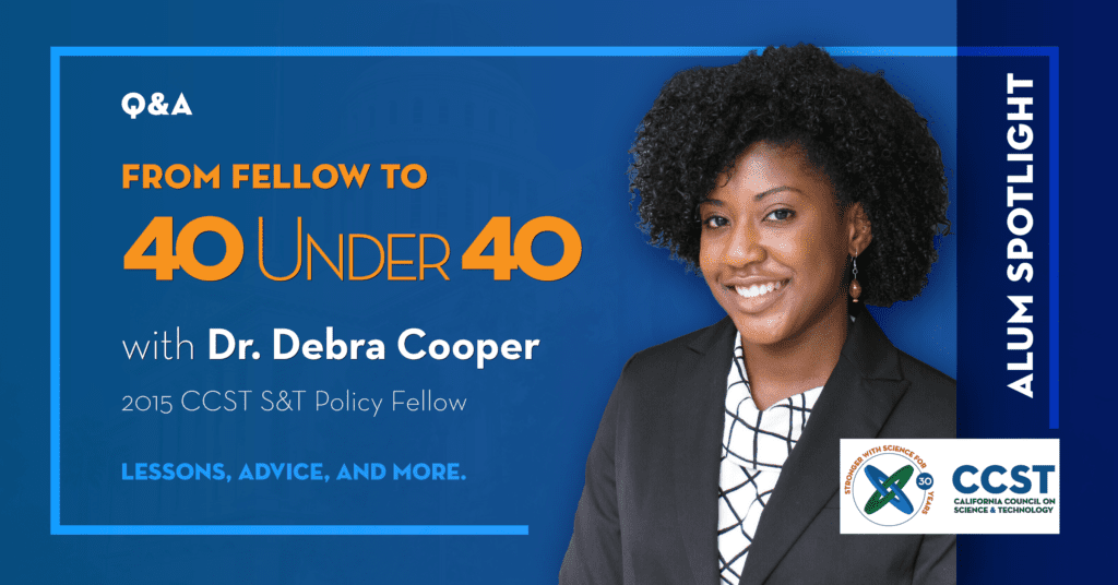 Photo of Debra Cooper with the blog title in orange lettering and over a blue background