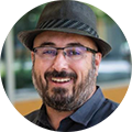Circular cropped headshot