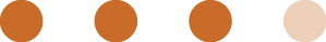 Four Round Orange Dots with the first three dots highlighted