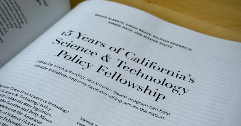 Photo of the printed article on paper in black and white