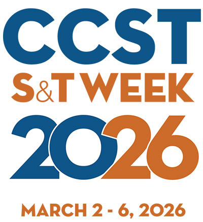 S&T Week 2026 Logo in blue and orange