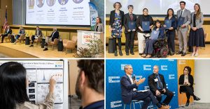 A collage of four photos from Science Day 2025